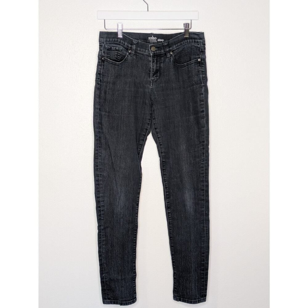 SOHO Womens Skinny Black Jeans size 6 Petite